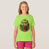 T-shirt Bloom enchanté dans un pot" (Devant entier)