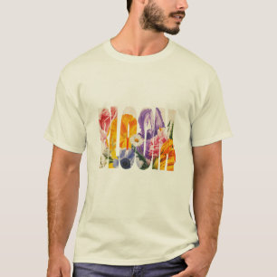 T-shirt "BLOOM" est un arrangement de fleurs mélangées sur