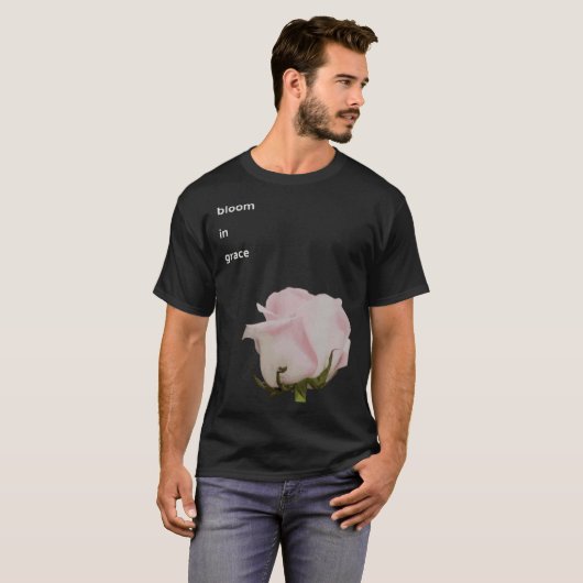 T-shirt Bloom in Grace New beginning optimistic power flow (Devant entier)