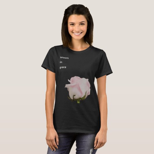T-shirt Bloom in Grace New beginning optimistic power flow (Devant entier)