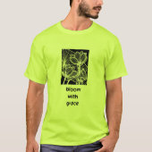 T-Shirt Bloom With Grace – Déclaration Florale Ins (Devant)