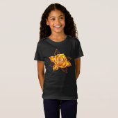 T-Shirt Blooming Fire Rose (Devant entier)