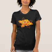 T-shirt Blooming Fire Rose (Devant)