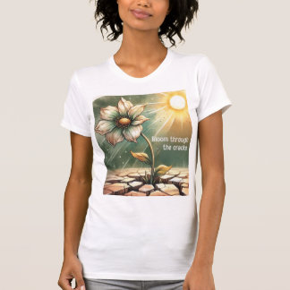 T-shirt Blooming in Adversity – Floral Art
