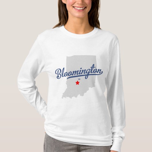 T-shirt Bloomington Indiana DANS la chemise (Devant)