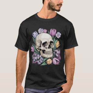 T-shirt Blooms et os