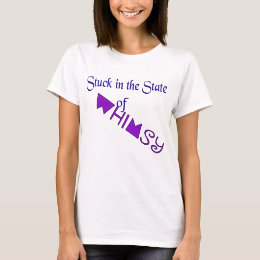 T-shirt Bloqué dans l'état de caprice (Devant)