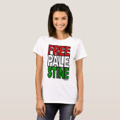 T-shirt Bloque de la Palestine libre (Devant entier)