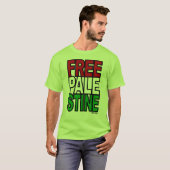 T-shirt Bloque de la Palestine libre (Devant entier)