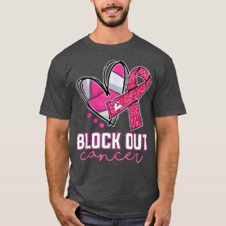 T-shirt Bloquer Le Cancer Volleyball Joueur Cancer du Sein