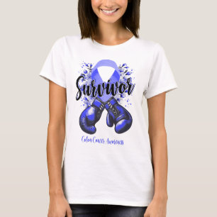 T-shirt Blossom Colon Cancer Guerrier Survivant