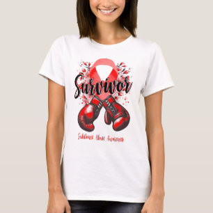 T-shirt Blossom Substance Abuse Guerrier Survivant