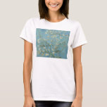T-shirt Blossoms d'amandes par Vincent Van Gogh<br><div class="desc">Fleurs d'amandes de Vincent Van Gogh, huile sur toile 1890, est un tableau des branches d'un amandier avec de petites fleurs blanches fleuries contre un ciel bleu clair et lumineux. Peint avec les influences de l'impressionnisme et des impressions japonaises dans ses couleurs aplaties et ses contours expressifs et audacieux, le...</div>