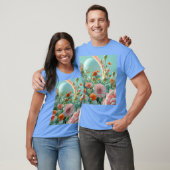 T-shirt Blossoms Dreamy : Hypereal Rose Flower Field T-Shi (Unisexe)