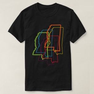 T-shirt blour de fierté du mississipi