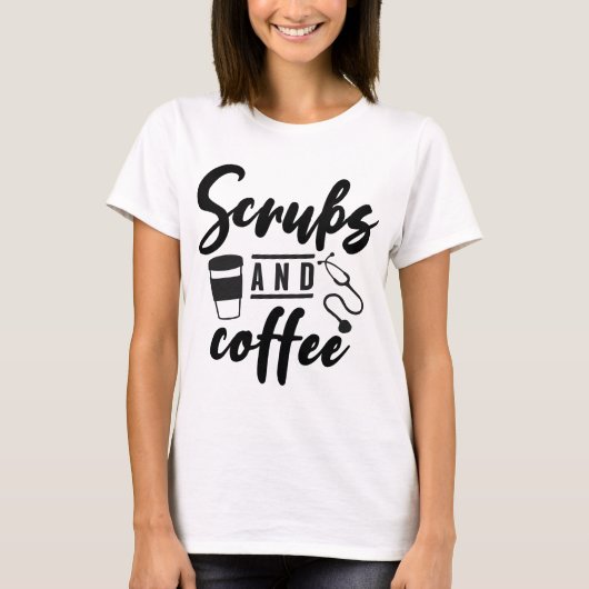 T-shirt Blouses et Café (Devant)