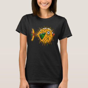 T-shirt Blowfish Dank Meme Cute Sea Fish Pufferfish