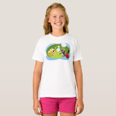 T-shirt BLOWING BUBBLES CATS de Jeff Willis (Devant entier)