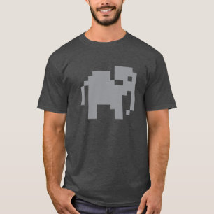 T-shirt Bloxels Elephant