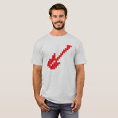 T-shirt Bloxels Guitar (Devant entier)