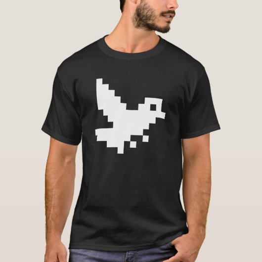 T-shirt Bloxels Pigeon (Devant)