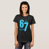 T-shirt Blue 67 Funny Meme  (Devant entier)