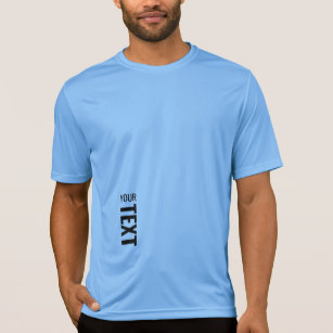 T-shirt Blue Activewear Sport Concours Mens Moderne