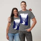 T-shirt Blue Arizona Oversized (Unisexe)