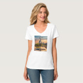 T-shirt Blue Ascendancy – The Heron of Light (Devant entier)