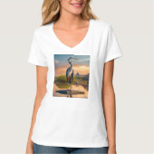 T-shirt Blue Ascendancy – The Heron of Light (Devant)