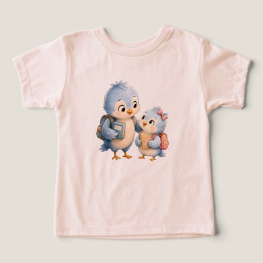 T-Shirt Blue Bird Kids (Design Recto)