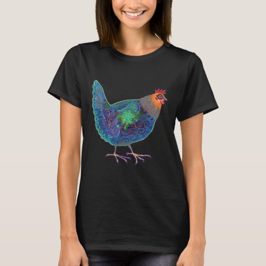 T-shirt Blue Chicken   (Devant)