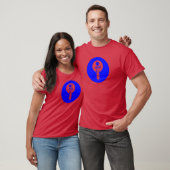 T-shirt Blue Circular API Key Icon (Unisexe)