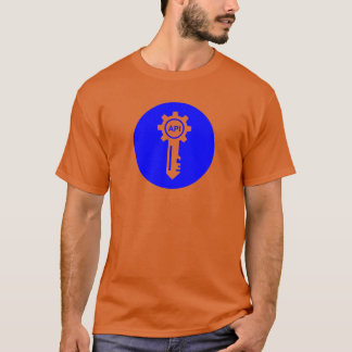 T-shirt Blue Circular API Key Icon