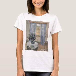 T-shirt Blue Clematis dans le studio de l'artiste, Anna An