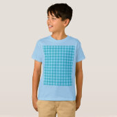 T-shirt Blue Combination Diamond Pattern by Shirley Taylor (Devant entier)
