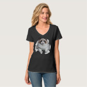 T-shirt Blue eye Kitten Torn Cloth Himalayan Birman Ragdol (Devant entier)