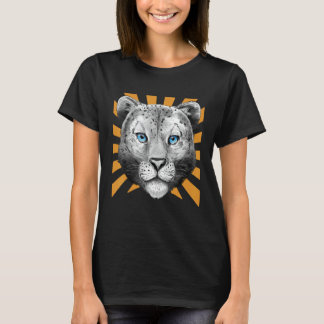 T-shirt Blue Eyes Snow Leopard
