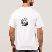 T-Shirt Blue Eyes Snow Leopard (Dos)
