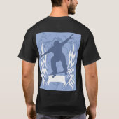 T-shirt Blue Flame Skater (Dos)