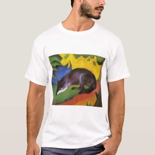 T-shirt Blue Fox (par Franz Marc) (Devant)