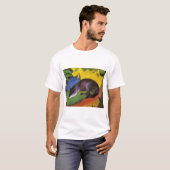 T-shirt Blue Fox (par Franz Marc) (Devant entier)