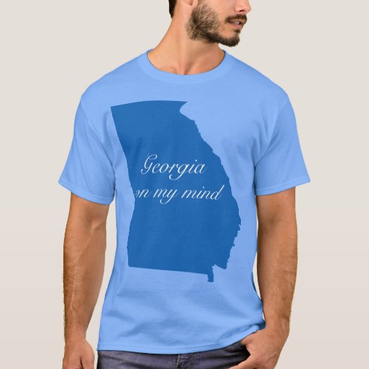 T-shirt Blue Georgia dans mon esprit (Devant)
