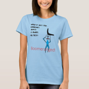 T-shirt Blue 'Grand-mère's Advice' a Boomeranged