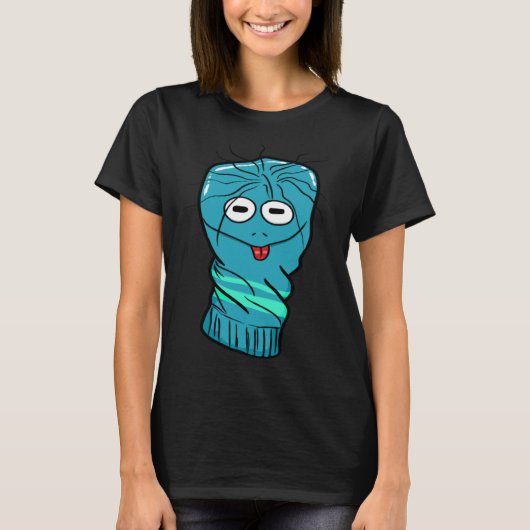 T-shirt Blue Hand Puppet (Devant)