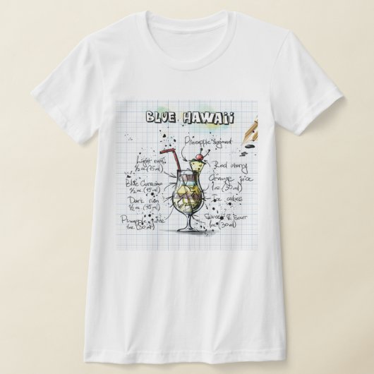 T-shirt Blue Hawaii (Poser)