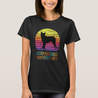 T-shirt Blue Heeler Australian Cattle Dog Coucher de solei