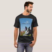 T-shirt Blue Heeler Cattle Dog Today I Will Smile (Devant entier)