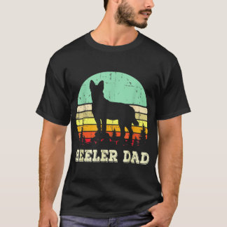 T-shirt Blue Heeler Chien Papa Australian Cattle Amoureux 