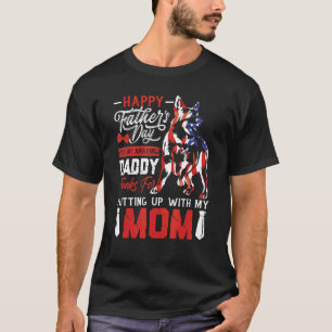 T-shirt Blue Heeler Chien Papa Bonne Fête des pères À Mon